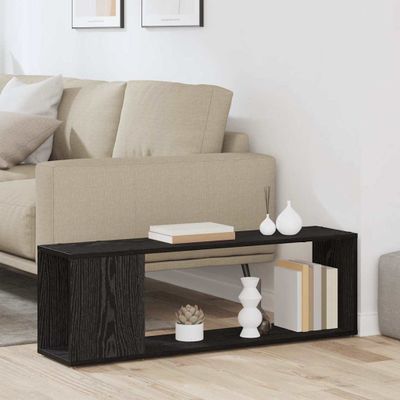 vidaXL Zostava TV skriniek Čierna 100 x 24 x 63 cm Kompozitné drevo