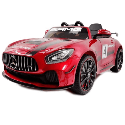 Hollicy Cars Elektrické autíčko Mercedes Benz GT4 čerešňová červená