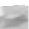 vidaXL Obrubník trávnika 30 ks 100 x 12 cm Oceľ Strieborná