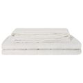 vidaXL Záťažová deka Biela 122 x 183 cm 9 kg 100% Bavlna 205T
