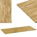 vidaXL Stolová doska dubové drevo obdĺžniková 23 mm 120x60 cm