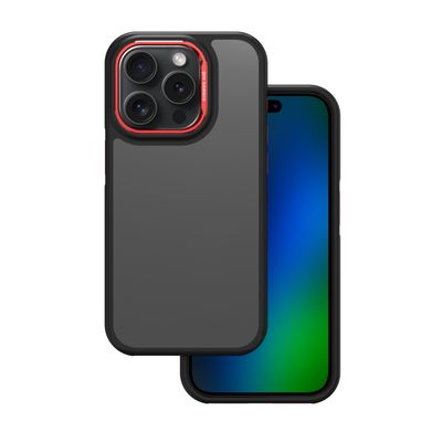 Crystal Black puzdro pre Xiaomi Redmi Note 14 5G (Global) červené