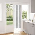 vidaXL Záves proti hmyzu z chenille Šedý a biely 56 x 185 cm 100% PP