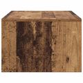 vidaXL Nástenný stôl Staré drevo Kompozitné drevo 80 x 45 x 30 cm