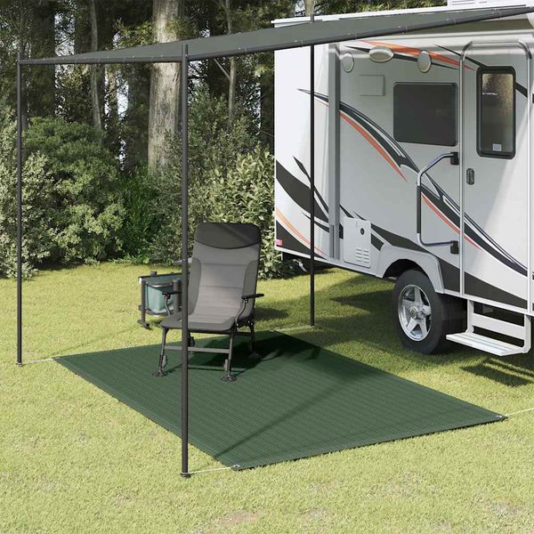 vidaXL Koberec do stanu 250x300 cm HDPE zelený