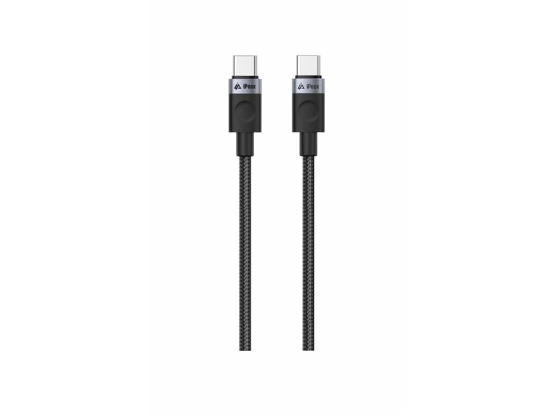 Kábel iPEAX 90010101 USB-C/USB-C 1m Black