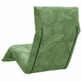 vidaXL Skladacie ležadlo s listovým vzorom 175x54x8,5 cm, oxfordská látka