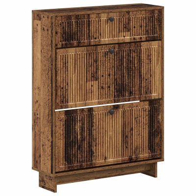 vidaXL Skriňa na topánky EDE 78 x 24 x 103 cm Kompozitné drevo