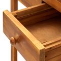vidaXL Záhradný servírovací vozík z akáciového dreva 92x43,5x141,5 cm