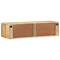 vidaXL TV skrinka na stenu 100x32x25 cm masívne drevo hrubé mango