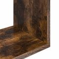 vidaXL Stenná polica Dymový dub 70 x 20 x 100 cm Kompozitné drevo