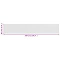 vidaXL Balkónová markíza biela 90x500 cm HDPE