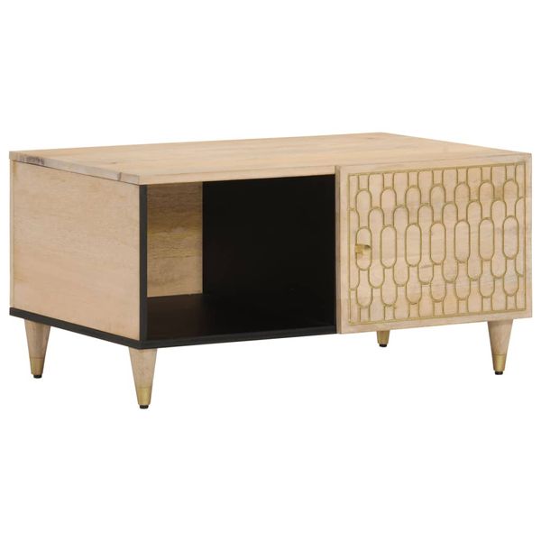 vidaXL Konferenčný stolík 80x50x40 cm, mangový masív