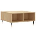 vidaXL Konferenčný stolík dub sonoma 60x60x30 cm kompozitné drevo