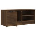 vidaXL TV skrinka hnedý dub 80x35x36,5 cm spracované drevo