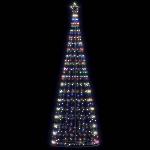 vidaXL LED vianočný stromček 550 LED farebné 300 cm