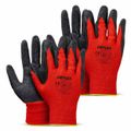 Ochranné rukavice polyesterové, potiahnuté latexom, veľkosť 10 (2 páry), trieda 2121X – AMiO-04637