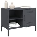 vidaXL TV skrinky 2 ks antracitové 68x39x50,5 cm oceľ
