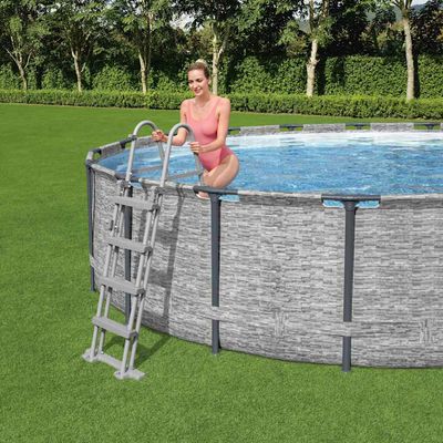 Bestway Flowclear 4-stupňový bezpečnostný rebrík 122 cm