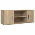 vidaXL TV skrinka dub sonoma 100x35x40 cm spracované drevo