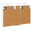 vidaXL Set kabinetov do kúpeľne 3 ks 100 x 10,5 x 60,5 cm