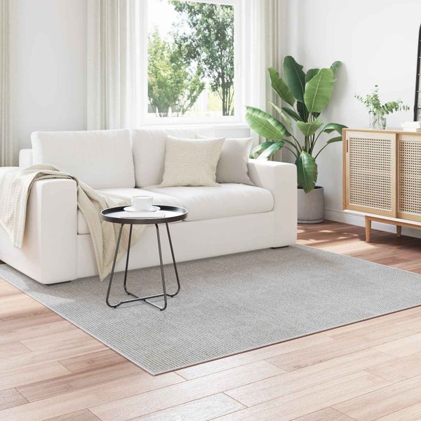 vidaXL Kusové koberce Štvorcový LUGO Krémová 120 x 120 cm Polyester