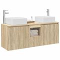 vidaXL Set kabinetov do kúpeľne 3 ks Dub sonoma 53 x 35 x 63 cm