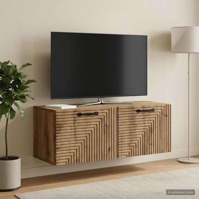 vidaXL Nástenná TV skrinka 78,5 x 31 x 30 cm Dub artisan