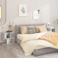 vidaXL Nočné stolíky 2ks sivý dub sonoma 50x30x51,5cm spracované drevo