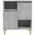 vidaXL Komoda betónovo sivá 60x35x70 cm spracované drevo