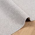 vidaXL Koberec do interiéru LUGO Krémová a šedá 80 x 150 cm Polyester