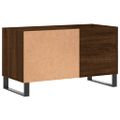 vidaXL Skrinka na platne hnedý dub 85x38x48 cm kompozitné drevo