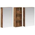 vidaXL Set kabinetov do kúpeľne 3 ks 80 x 10,5 x 50 cm