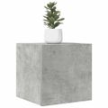 vidaXL Nástenné TV skrinky 4 ks betónové sivé 30,5x30x30 cm