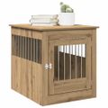 vidaXL Nábytok na prepravku pre psov Dub Artisan 64,5x80x71 cm Drevo