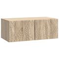vidaXL Nástenná TV skrinka 78,5 x 41 x 30 cm Dub sonoma