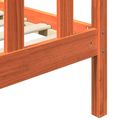 vidaXL Rám postele 2 pcs Včelí hnedý 205,5 x 145,5 x 100 cm
