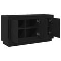vidaXL Servírovacia skriňa Čierny dub 102 x 35 x 55 cm