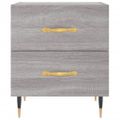 vidaXL Nočné stolíky 2 ks sivé sonoma 40x35x47,5 cm kompozitné drevo