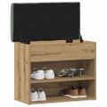 vidaXL Lavička na topánky Artisan Dub 62x32x50 cm Engineered Wood