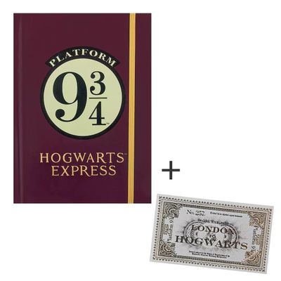 Zápisník so záložkou Harry Potter - Nástupište 9 a 3/4