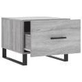 vidaXL Konferenčné stolíky 2ks sivé sonoma 50x50x40cm kompozitné drevo