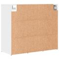 vidaXL Skriňa na topánky 77,5 x 30 x 67 cm Kompozitné drevo Biela
