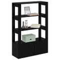 vidaXL Servírovacia skriňa Čierny dub 30 x 80 x 119.5 cm