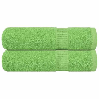 vidaXL Utierky na ruky FROGN 2 ks jablkovo zelené 50x100 cm 360 g/m²