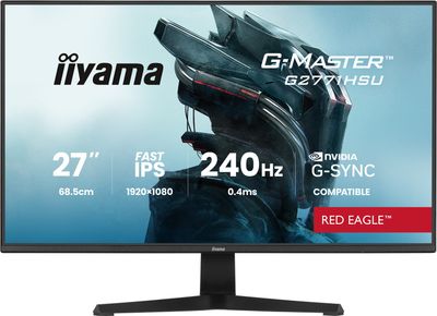 iiyama G-Master/G2771HSU-B1/27''/IPS/FHD/240Hz/0,4ms/Čierna/3R