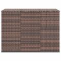 vidaXL Záhradný box na vankúše z polyratanu 145x100x103 cm hnedý