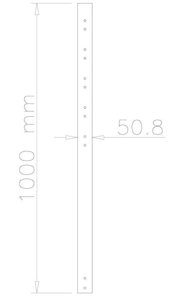 Neomounts FPMA-CP100BLACK / 100 cm prodlužovací tyč pre FPMA-C200BLACK/C400BLACK/PLASMA-C100BLACK / Čierna Tyc, prodlužovací, pre držiak, nosnosť 50 kg, prodluženie 154 cm, priemer 5 cm, oceľ, čierna