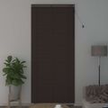 vidaXL Žalúzia Tmavohnedá 110 x 250 cm 35 mm Masívne Paulownia drevo