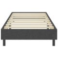 vidaXL Rám na boxspring posteľ, sivý, látka 100x200 cm